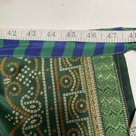 Junglee Billee Wrap Skirt Reversible Layered Boho Indian Free Size Fits Most NWT - Picture 10 of 12